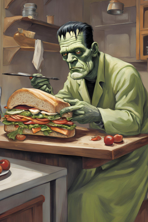 Frankenstein Makes a Sandwich